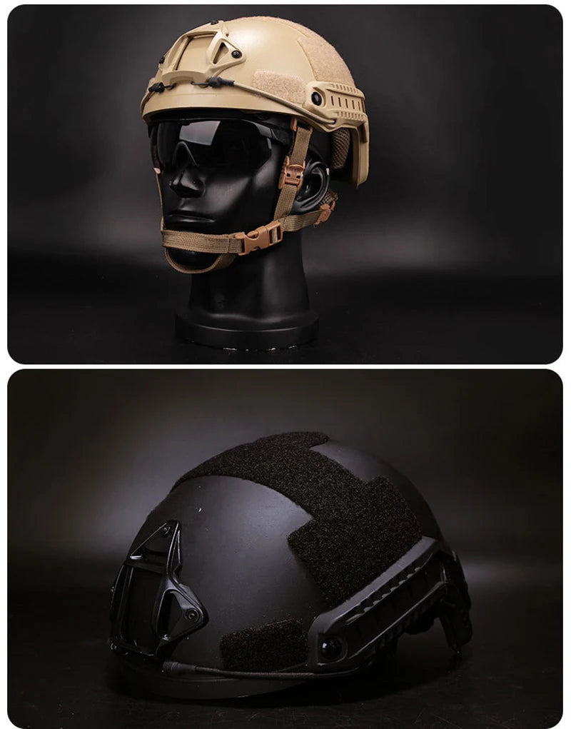 FAST Tactical Helmet – Kevlar High-Quality Outdoor Hunting Helmet with ...