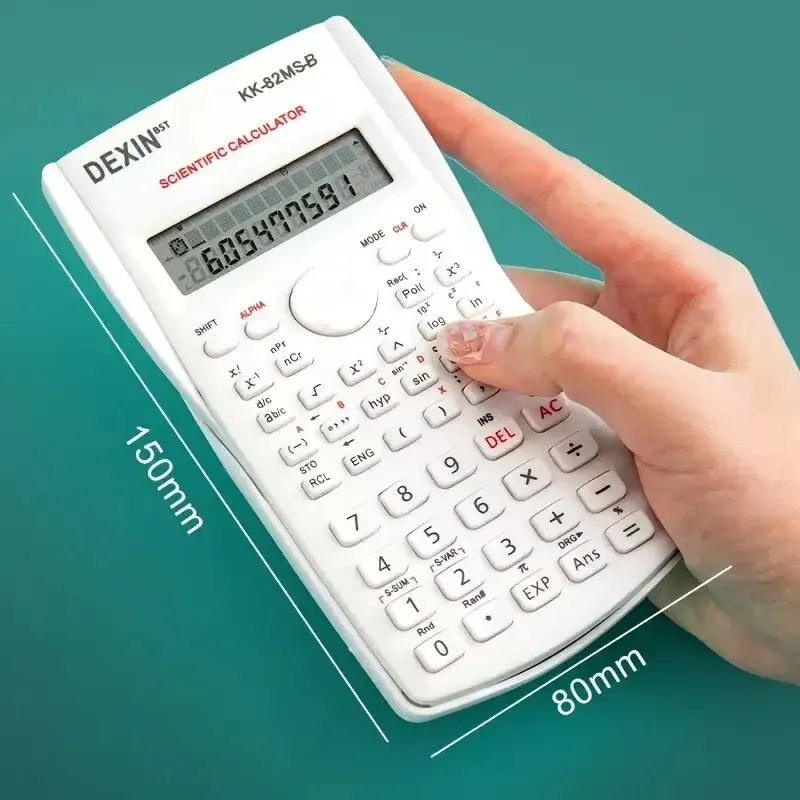 Engineering Scientific Calculator - 2 Line Function, Fraction & Statistic Calculator for School Use