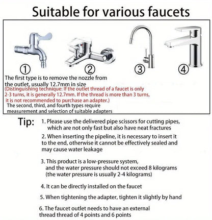 5-20M Automatic Garden Irrigation Kit – Universal Rotating Copper Nozzle Sprinkler for Balcony & Lawn Watering