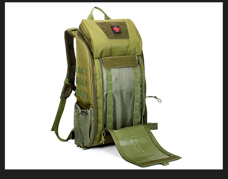 Tactical Outdoor Medical Backpack – Large Capacity Emergency & Camping Bag