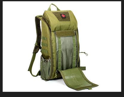 Tactical Outdoor Medical Backpack – Large Capacity Emergency & Camping Bag