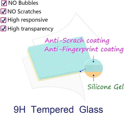 DJI OSMO Pocket 3 Screen Protector – 9H Tempered Glass Lens Cover, HD Transparent, Anti-Scratch Accessory