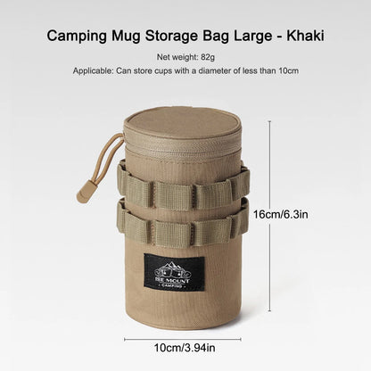 1 or 2pcs Lightweight Camping Storage Bags – Large & Small Accessory Organizers with Handles & Hanging Holes