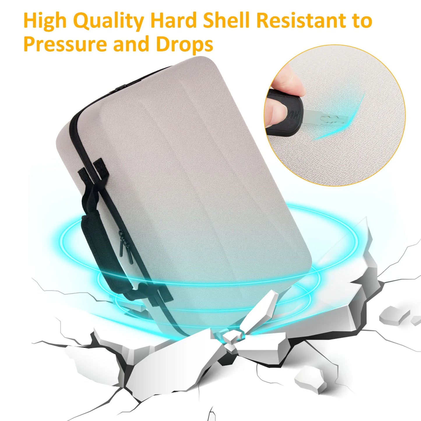 Large Carrying Case for PS5 Slim Digital Console – Protective Travel Storage Bag for Controller & Accessories