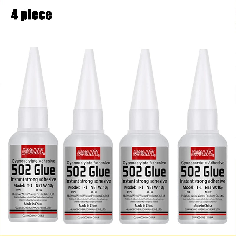 High Quality 502 Super Glue – Fast-Bonding Universal Adhesive for Toys, Crafts, Shoes, Paper, Wood & Plastic | Factory Direct Sale