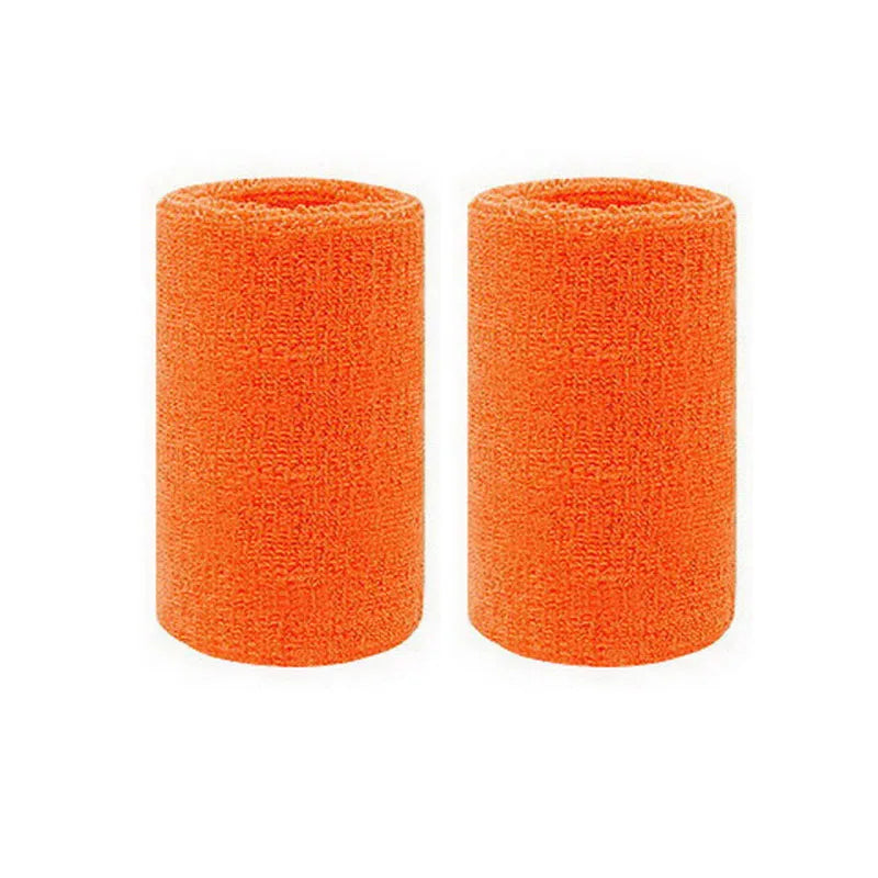 2PCS Sports Wristbands – Tennis & Fitness Sweat Bands for Basketball, Volleyball, Padel with Wrist Guard Cuffs