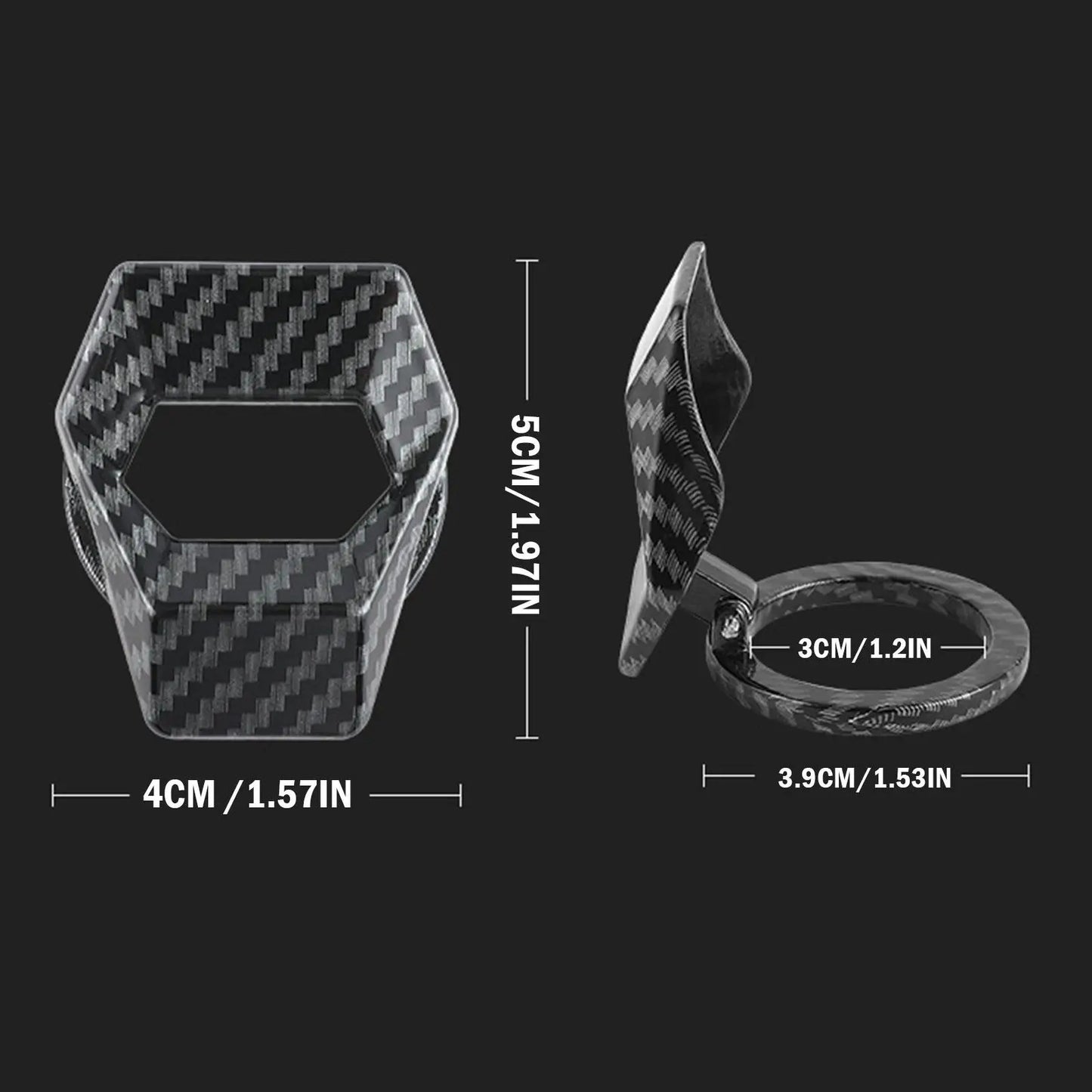 Car Engine Start Stop Switch Button Cover - Anti-Scratch Ignition Protection - Decorative Auto Accessories for Interior Car-Styling