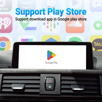 OTTOCAST P3 Android AI Box – Wireless CarPlay & Android Auto with HDMI Output, Built-in GPS, YouTube & Netflix for Car