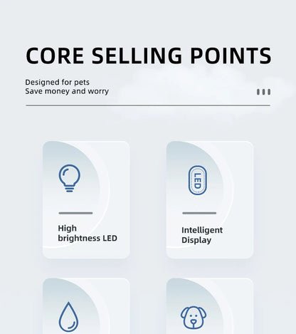 Type-C Dog Paw Trimmer - Waterproof Pet Hair Clippers with LED Light & Display, 18mm Wide Blade Grooming Tool