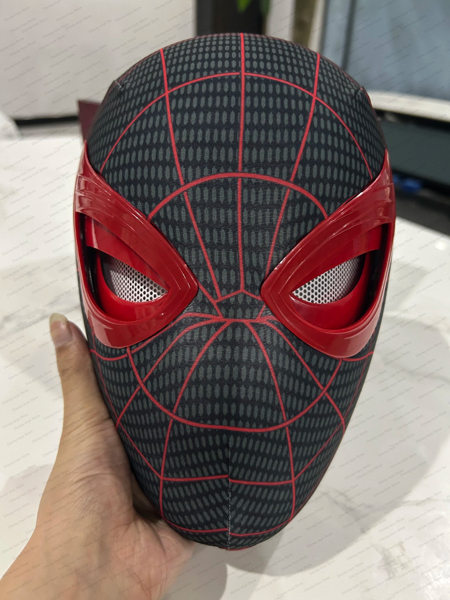 Mascara Spiderman Headgear Mask – 1:1 Elastic Cosplay Mask with Moving Eyes, Spider-Man Toy for Adults and Kids Gift