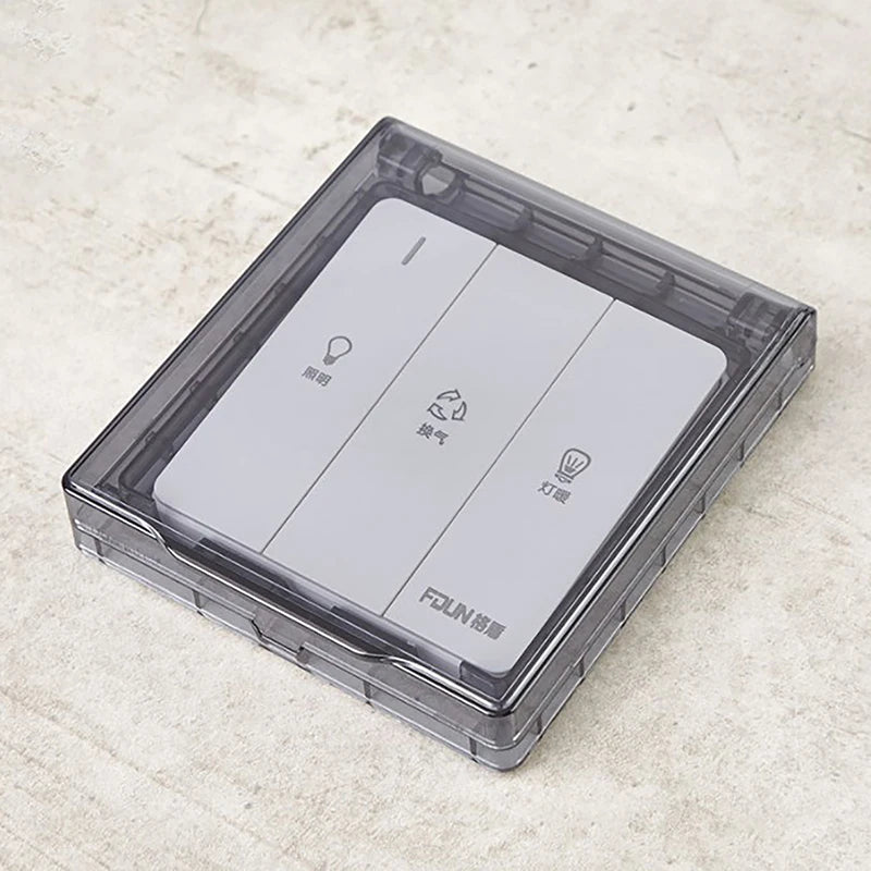 Congo Plug 86 Type Self-Adhesive Wall Socket Waterproof Box - Electric Plug & Swi ...