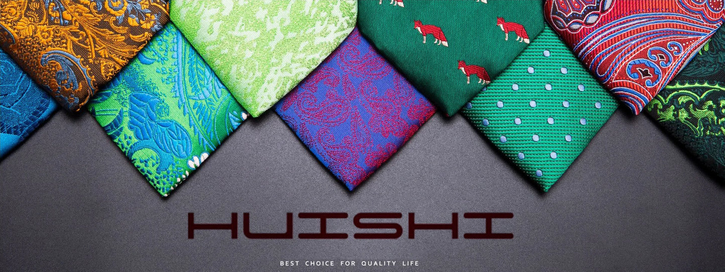 Red & Blue Classic Silk Tie Set for Men - Pocket Square & Cufflinks, Solid Color Necktie for Parties & Weddings