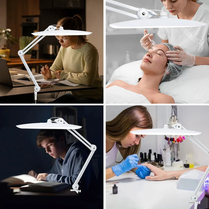 2,200 Lumens LED Task Lamp – Super Bright Desk Light with 117 SMD, 4-Level Dimmable for Home, Office & Beauty Shop