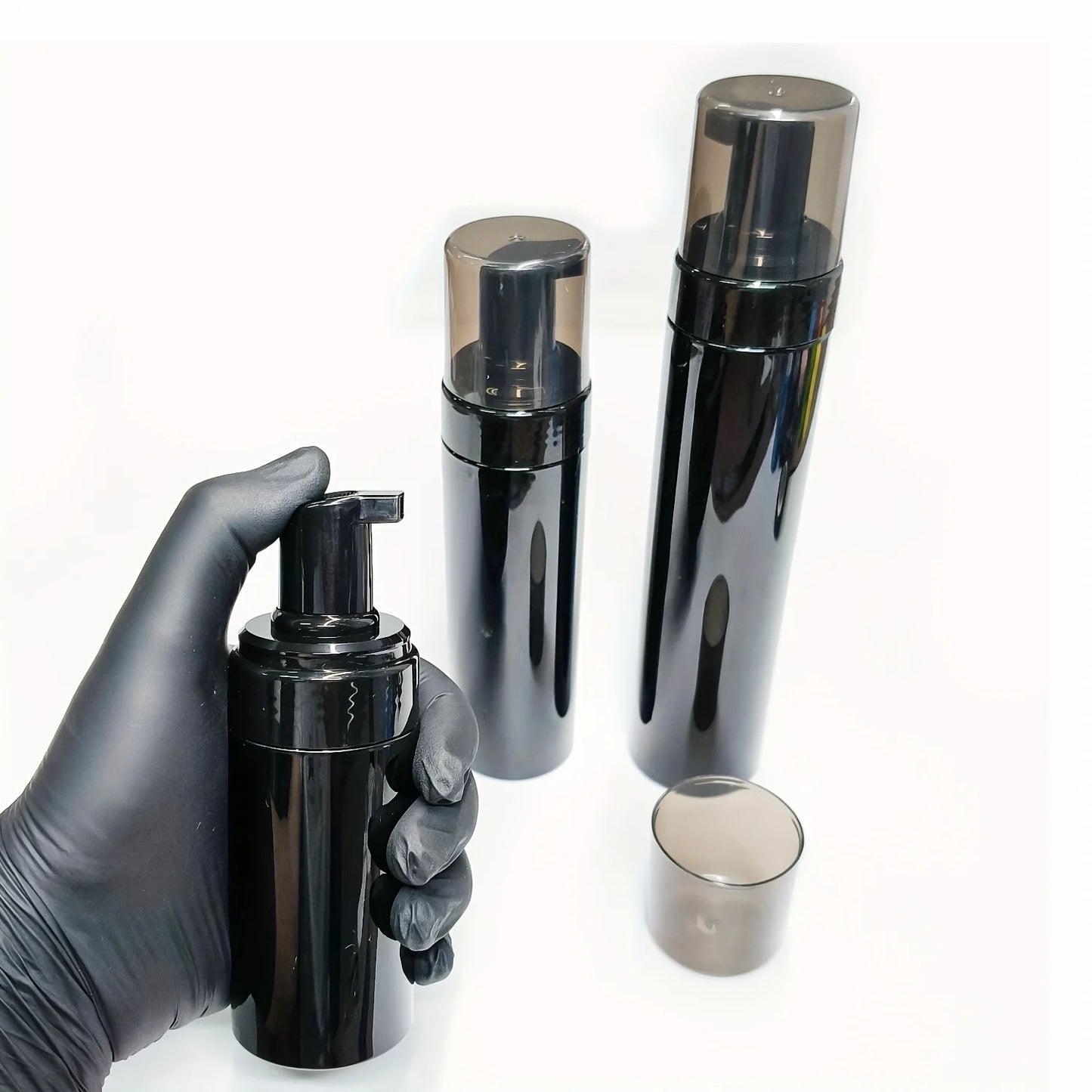 100/200/250ml Plastic Foaming Bottle – Pump Dispenser for Shampoo, Lotion, Shower Gel & Cosmetic Liquids