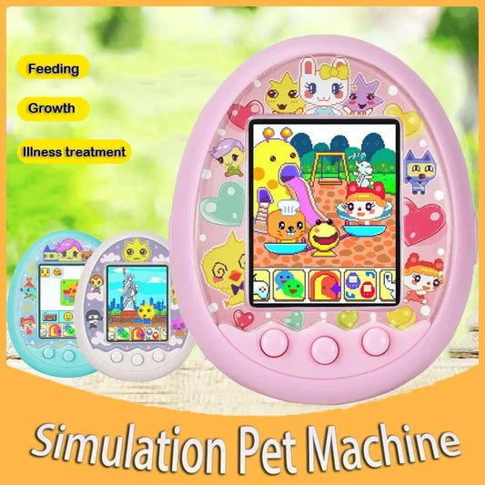 Tamagotchi Color Screen Electronic Virtual Pet - Interactive Pocket Game for Kids and Girls