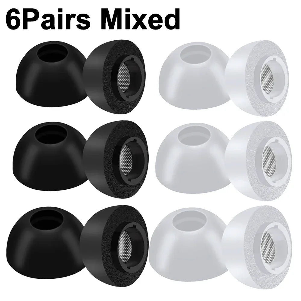 Samsung Galaxy Buds3 Pro Replacement Ear Tips – Soft Memory Foam Noise-Cancelling Eartips
