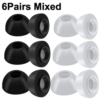 Samsung Galaxy Buds3 Pro Replacement Ear Tips – Soft Memory Foam Noise-Cancelling Eartips