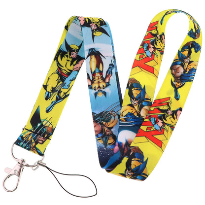 Cartoon Credential Holder Keychain – Cool Lanyard for Key, ID Card, Gym Badge & Cosplay Gift