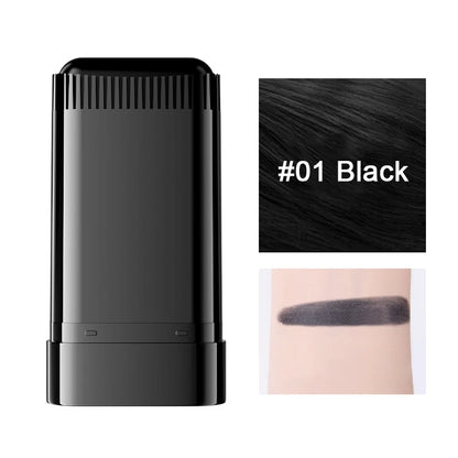 3-Color Hair Dye Stick – Disposable Gray Hair Covering for Roots, No Color Loss