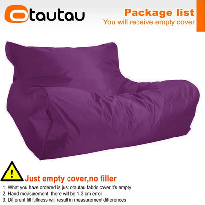 OTAUTAU Waterproof Floating Bean Bag Lounger Cover – Swimming Pool Sofa Bed Pouf, No Filler Chaise Lounge Recliner Puff SF019