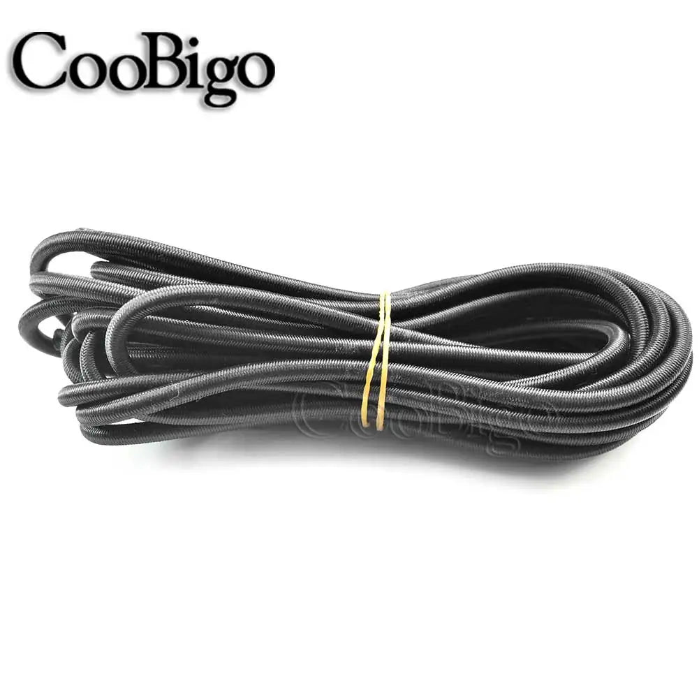 10 Meters Strong Elastic Bungee Shock Cord - Stretch String for Tent, Kayak, Boat, DIY Jewelry Making, and Garment Sewing (Available in Multiple Sizes)