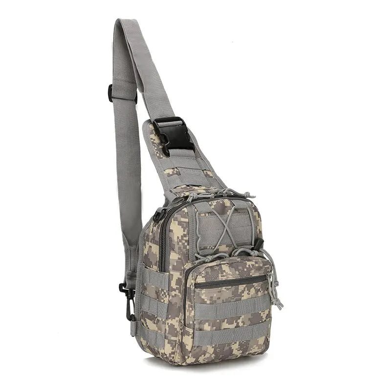 Outdoor Military Tactical Sling Chest Bag - Crossbody Shoulder Bag for Hiking & Camping, Men's & Women's Sport Travel Gear
