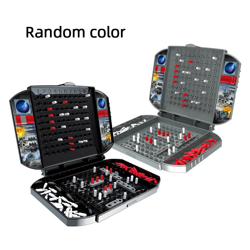 Children's Warship Sea Ship Board Game – Classic Two-Player Battleship Naval Combat Strategy Game for Kids