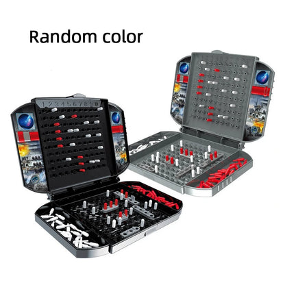 Children's Warship Sea Ship Board Game – Classic Two-Player Battleship Naval Combat Strategy Game for Kids