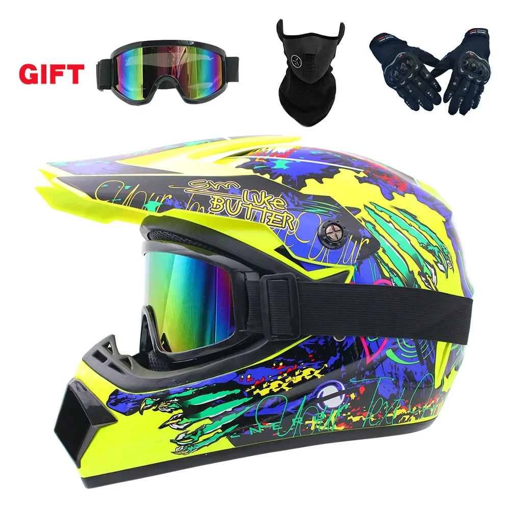 Full Face Off-Road Motorcycle Helmet – Downhill AM DH Cross Motocross Capacete Casco   2/2