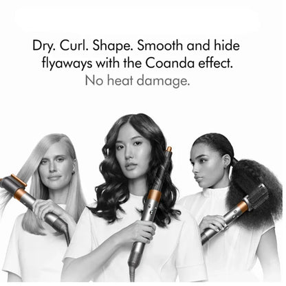 Professional Curling Iron & Hair Dryer Hot Comb – Hair Straightener Styling Brush for Salon & Home