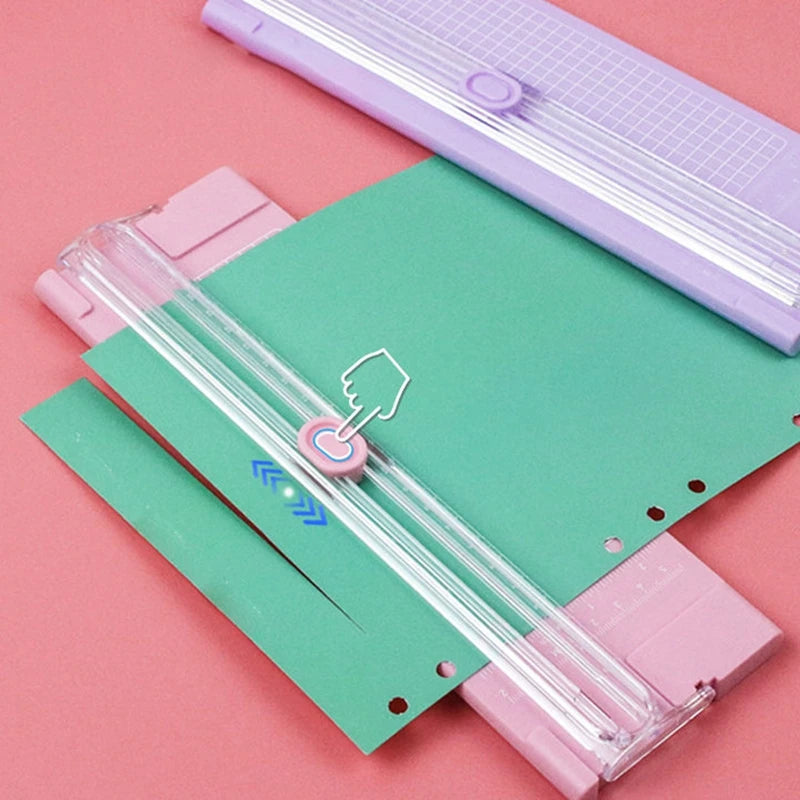 A4 Mini Paper Trimmer – Precision Cutter for Crafts, Photos and Scrapbooks | Laminated Paper Cutting Machine for Home Projects