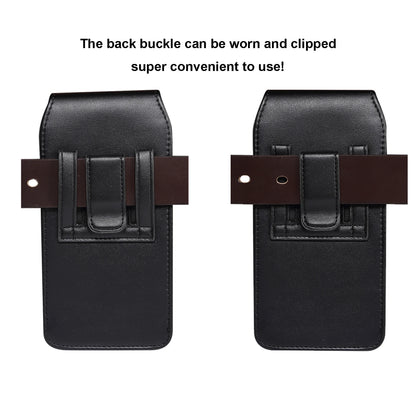 FULAIKATE Sheepskin Textured Card Slot Waist Pouch – Durable Bag for iPhone 12 Pro Max, Samsung Galaxy S24, Vertical Holster