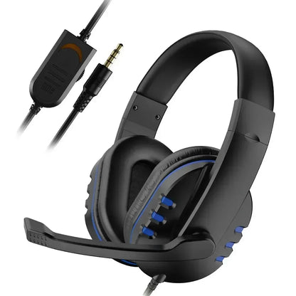 Upgraded Wired Gaming Headset with Mic – Noise-Cancelling Headphones for PC, PS4/PS5, Switch & Laptop