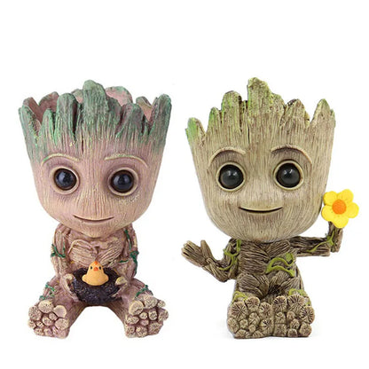 Groot Planter Flower Pot for Indoor Plants – Anime Figurine Ornament & Home Decor Gift