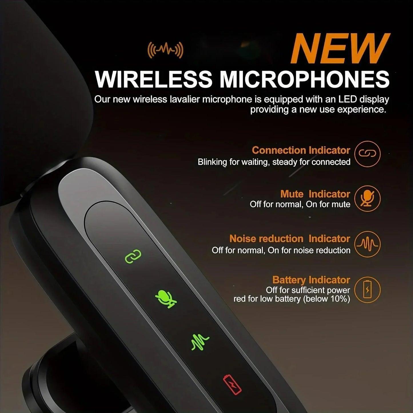 Xiaomi Wireless Lavalier Microphone – Portable Mini Mic for Audio, Video Recording & Livestreaming on iPhone & Android