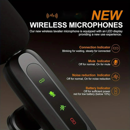 Xiaomi Wireless Lavalier Microphone – Portable Mini Mic for Audio, Video Recording & Livestreaming on iPhone & Android