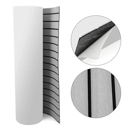 94.5"×35.4" EVA Anti-Slip Foam Boat Decking Sheet — Self-Adhesive Cuttable Deck Flooring Mat for Boats