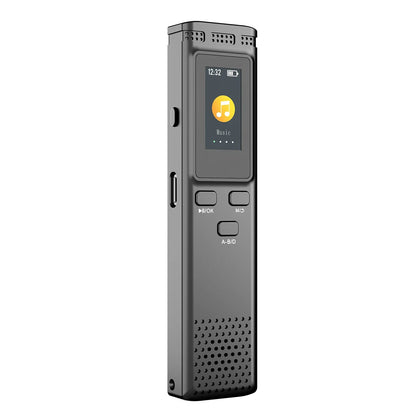 64GB/16GB/8GB Digital Voice Recorder – Voice Activated Audio Recording, Noise Reduction, MP3 Playback, 288hrs Storage