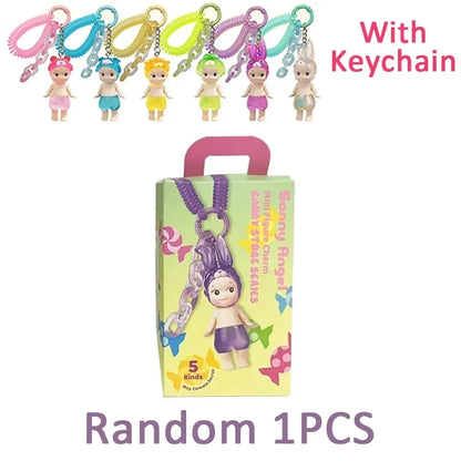 Sonny Angel Candy Shop Blind Box — Mini Character Pendant Keychain Doll Collectible Gift for Kids & Fans