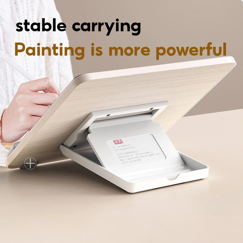 MoZhao iPad Painting Stand: Wooden Desktop Tablet Hand-Painted Board - 12.9 Inch Learning Support Holder Computer Stands