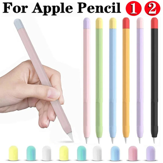 Soft Silicone Pen Holder for Apple Pencil – Protective Cover for 1st and 2nd Generation Stylus Pen Accessories