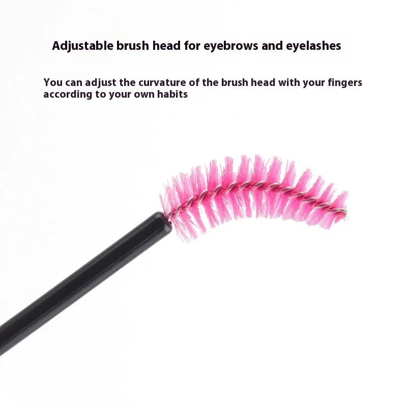 50PCS Reusable Eyelash Brushes – Mascara Wands Spoolers for False Lashes & Eyelash Extensions