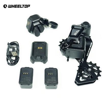 2025 Wheel Peak EDS OX YQ Mountain Bike Kit – Wireless Electronic Transmission, 7-13 Speed, Gear Lever & Rear Derailleur