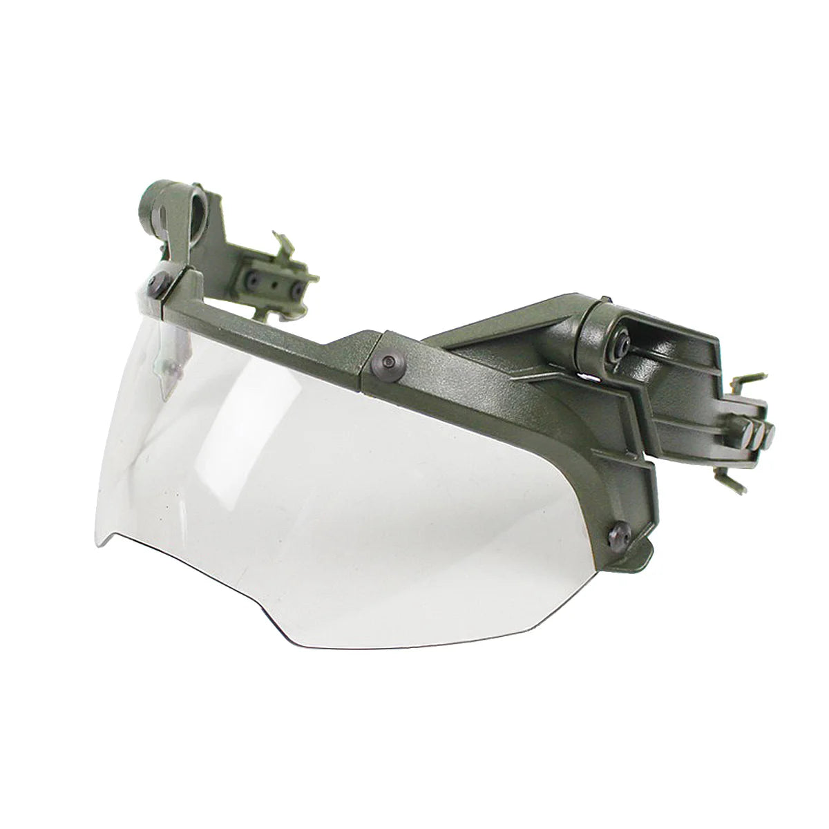 Tactical FAST Helmet Half Face Mask with Flip Goggles – Airsoft, Paintball, and Hunting Gear Accessories