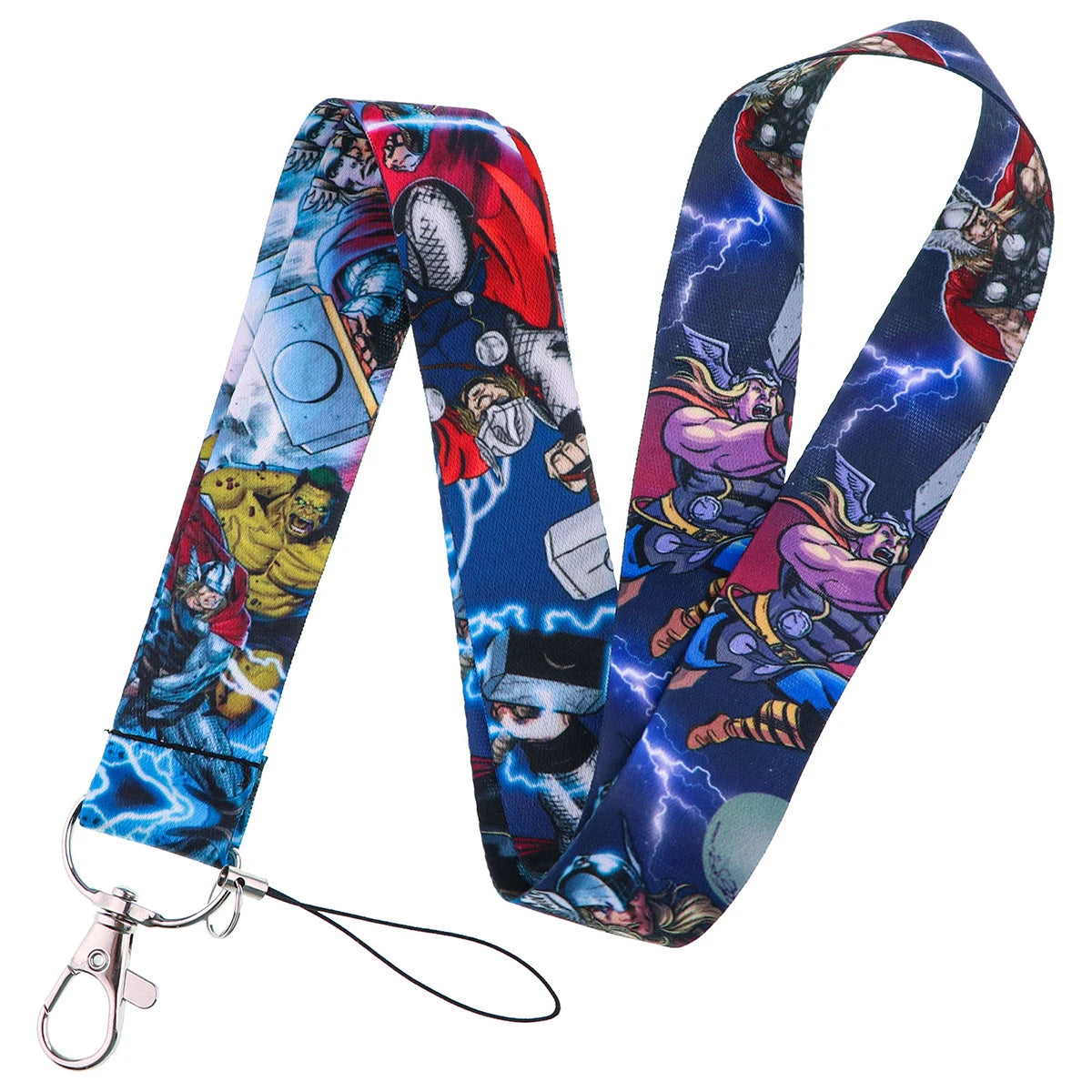 Cartoon Credential Holder Keychain – Cool Lanyard for Key, ID Card, Gym Badge & Cosplay Gift