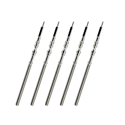 5Pcs/2Pcs Watch Steel Stem & Crown Kit - Replacement Parts for Seiko NH34, NH35, NH36, NH38, NH39 Movement Watches