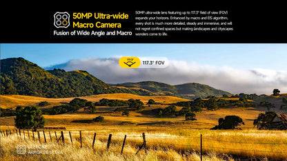 Ulefone Armor 26 Ultra 5G Rugged Waterproof Smartphone - 120W Fast Charging, 15600mAh, 200MP+64MP, 24GB+512GB, NFC