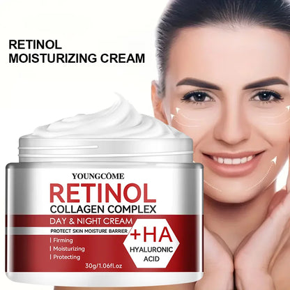 Retinol Collagen Facial Moisturizing Cream – Deep Nourishment for Dry, Rough & Aging Skin