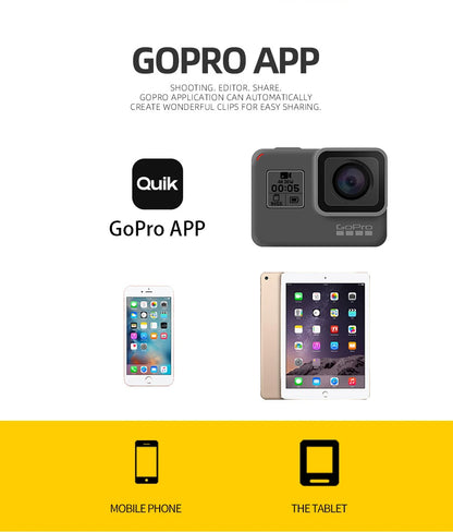 GoPro HERO5 Black 4K Ultra HD Sports Camera – 1080P Video, Anti-Shake, Cycling Helmet Action Cam, Optional Memory Card