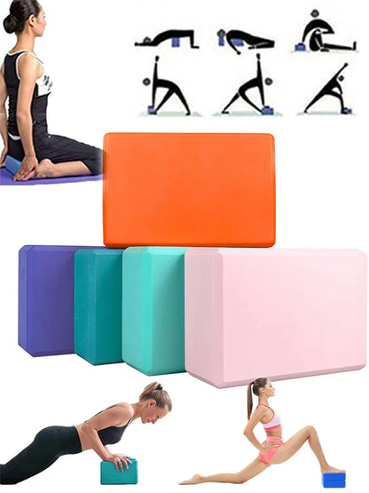 EVA Yoga & Pilates Blocks – Exercise Bricks for Home Fitness, Reinforcement, and Workout Support